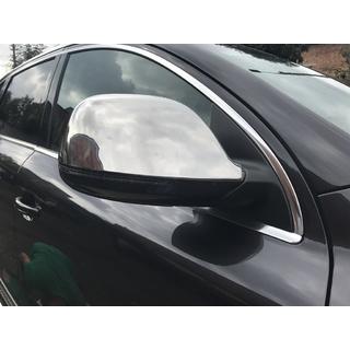 Kromirani pokrovi ogledal (2 kosa, nerjavno jeklo) Audi Q7 2005–2015 fotografija 3