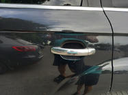 Audi Q7 2005–2015 Kromirani pokrovi kljuk vrat (4 kos, nerjaveče jeklo) OmsaLine, z odprtino za gumb fotografija 2