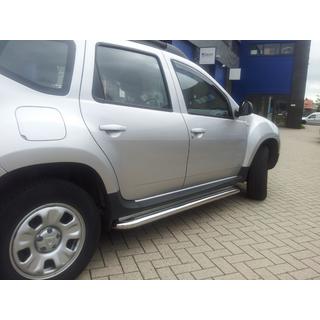 Stranski pragovi Premium (2 kos, nerj.) Dacia Duster 2008–2018 fotografija 1