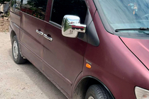 Mercedes Vito W638 1996–2003 Kromirani pokrovi ogledal (2 kosa) Polirano nerjavno jeklo fotografija 4