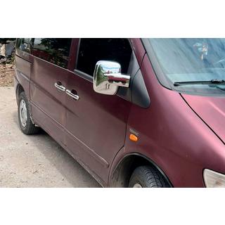 Kromirani pokrovi ogledal (2 kosa) Mercedes Vito W638 1996–2003 fotografija 4