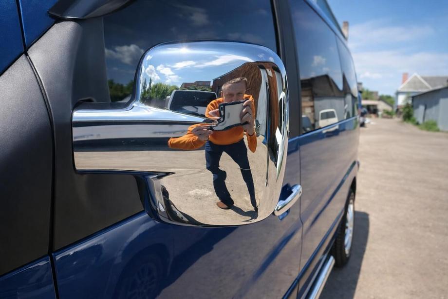 Mercedes Vito W638 1996–2003 Kromirani pokrovi ogledal (2 kosa) Polirano nerjavno jeklo Image