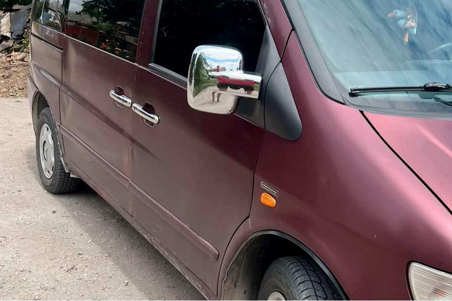 Mercedes Vito W638 1996–2003 Kromirani pokrovi ogledal (2 kosa) Fotografija 4