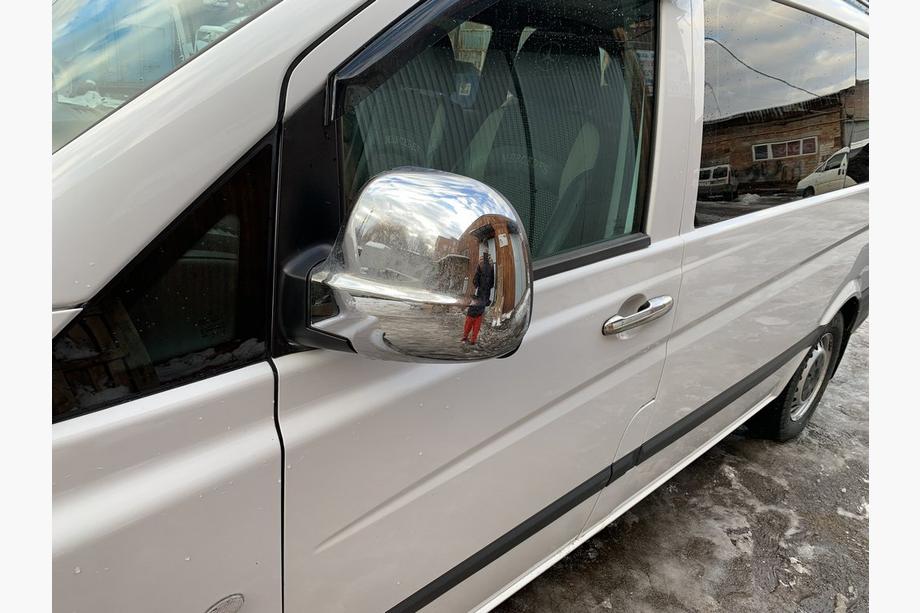 Mercedes Vito W639 2004–2014 Kromirana pokrova ogledal Vito 2004-2010 (2 kosa) Fotografija 2