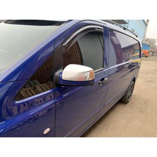 Kromirani pokrovi ogledal Vito 2010-2015 (2 kosa) Mercedes Vito W639 2004–2014 fotografija 2
