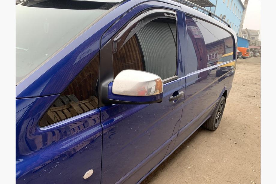 Mercedes Vito W639 2004–2014 Kromirani pokrovi ogledal Vito 2010-2015 (2 kosa) Carmos - turško nerjaveče jeklo Fotografija 2