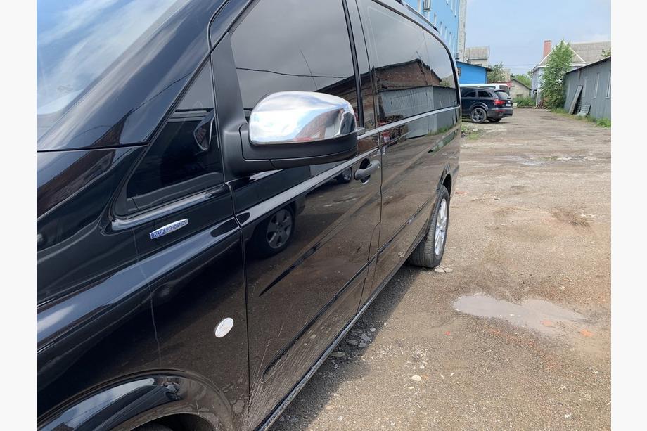 Mercedes Vito W639 2004–2014 Kromirani pokrovi ogledal Vito 2010-2015 (2 kosa) Carmos - turško nerjaveče jeklo Fotografija 10