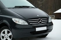 Mercedes Vito W639 2004–2014 Okrasna obloga maske 2004-2010 (nerjavno jeklo) Carmos - turško nerjaveče jeklo fotografija 1