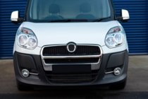 Fiat Doblo II 2010–2022 Kromiran okvir meglenk s črtami (2010-2015, 4 kosi, nerjaveče jeklo) Carmos - turško nerjaveče jeklo fotografija 5