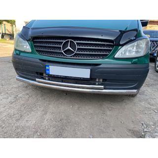 Sprednji zaščitni lok ST014 (nerjavno jeklo) Mercedes Vito W639 2004–2014 fotografija 2