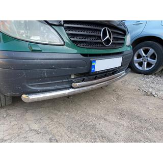 Sprednji zaščitni lok ST014 (nerjavno jeklo) Mercedes Vito W639 2004–2014 fotografija 3