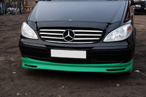 Mercedes Vito W639 2004–2014 Sprednji lip spojler odbijača BRB V1 (za lakiranje) letnik 2004–2010 fotografija 4
