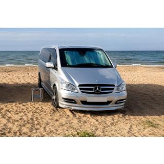 Sprednji lip spojler odbijača BRB V1 (za lakiranje) Mercedes Vito W639 2004–2014 fotografija 1