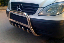 Mercedes Viano 2004–2014 Prednji zaščitni lok WT003/004 (nerjaveče jeklo) 50 mm, brez napisa fotografija 5