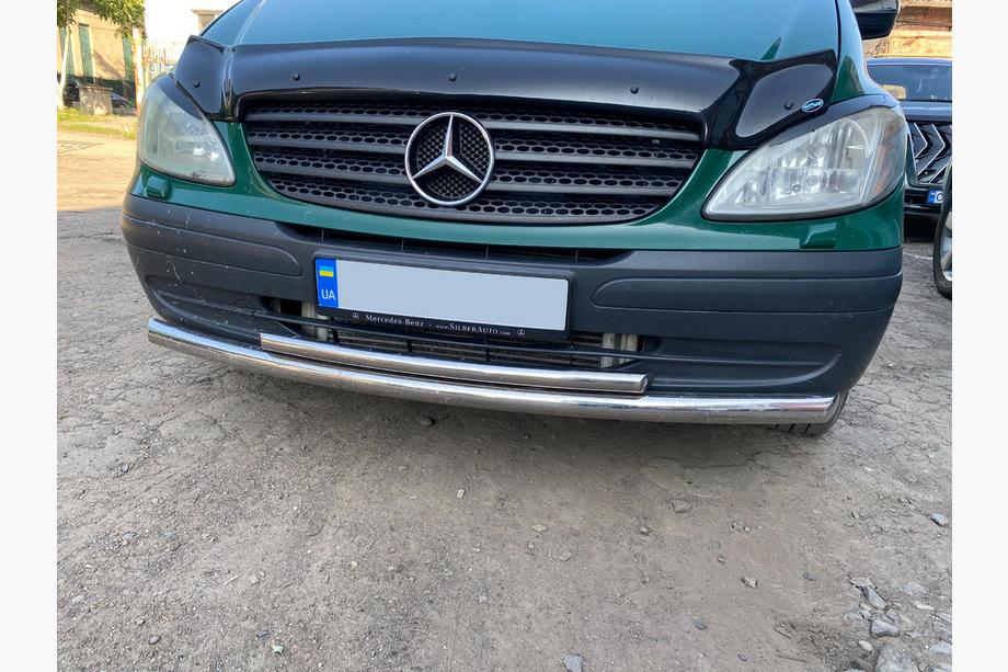 Mercedes Viano 2004–2014 Sprednji zaščitni lok ST014 (nerjavno jeklo) 60/60 mm Fotografija 3
