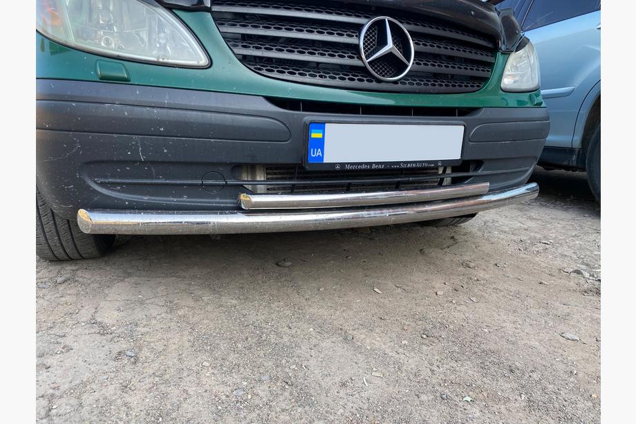Mercedes Viano 2004–2014 Sprednji zaščitni lok ST014 (nerjavno jeklo) 60/42 mm Image