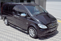 Mercedes Viano 2004–2014 Bočne cevi BB002 (2 kosa, inox) fotografija 1