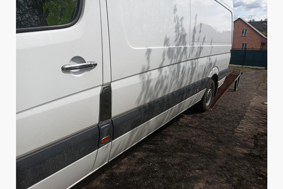 Mercedes Sprinter W906 2006–2018 Kromirane obloge kljuk vrat (4 kosi, nerjavno jeklo) Fotografija 3