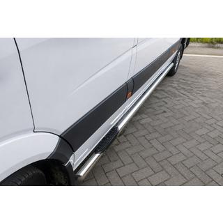 Stranske cevi (2 kos, nerjavno jeklo) Mercedes Sprinter W906 2006–2018 fotografija 1