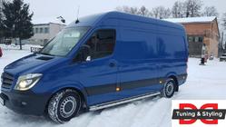 Mercedes Sprinter W906 2006–2018 Stranski pragovi Premium (2 kos, nerj.) fotografija 6