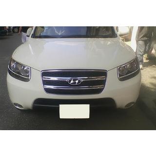 Nerjaveča okrasna letvica za masko (2006-2010, 2 kos, nerj.) Hyundai Santa Fe 2 2006–2012 fotografija 3