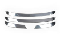Hyundai Santa Fe 2 2006–2012 Nerjaveče okrasne letvice za masko (2010-2012, 4 kos) fotografija 3