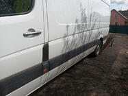 Volkswagen Crafter 2006–2016 Kromirane obloge kljuk vrat (4 kosi, nerjavno jeklo) Carmos – turško nerjaveče jeklo fotografija 5