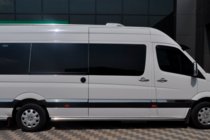 Volkswagen Crafter 2006–2016 Stranske cevi (2 kos, nerjaveče jeklo) Ø60, srednja medosna razdalja fotografija 3