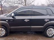 Hyundai Tucson JM 2004– Okrasna obroba stekel (4 kosi, nerjavno jeklo) fotografija 1