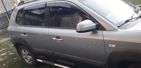 Hyundai Tucson JM 2004– Kromirane obloge kljuk vrat (4 kosi, nerjavno jeklo) fotografija 1