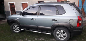 Hyundai Tucson JM 2004– Kromirane obloge kljuk vrat (4 kosi, nerjavno jeklo) fotografija 3