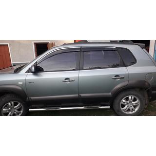 Kromirane obloge kljuk vrat (4 kosi, nerjavno jeklo) Hyundai Tucson JM 2004– fotografija 4