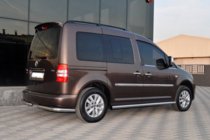 Volkswagen Caddy 2004–2010 Stranske cevi BB001 (2 kos, nerjavno jeklo) fotografija 3
