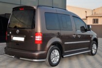 Volkswagen Caddy 2004–2010 Stranske cevi BB001 (2 kos, nerjavno jeklo) fotografija 4