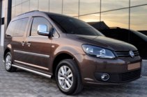 Volkswagen Caddy 2010–2015 Stranske cevi BB001 (2 kos, nerjavno jeklo) fotografija 1