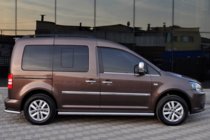 Volkswagen Caddy 2010–2015 Stranske cevi BB001 (2 kos, nerjavno jeklo) fotografija 5
