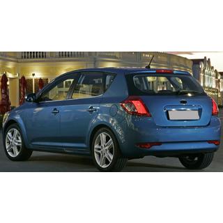 Okenske obrobe (4 kos, nerjavno jeklo) Kia Ceed 2007–2012 fotografija 4