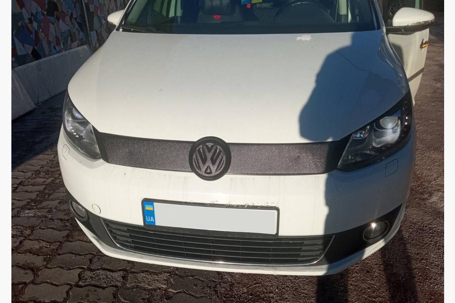 Volkswagen Caddy 2010–2015 Zimska prekrivna maska za mrežo hladilnika (zgornja) Mat Image