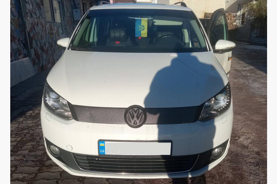 Volkswagen Caddy 2010–2015 Zimska prekrivna maska za mrežo hladilnika (zgornja) Fotografija 2