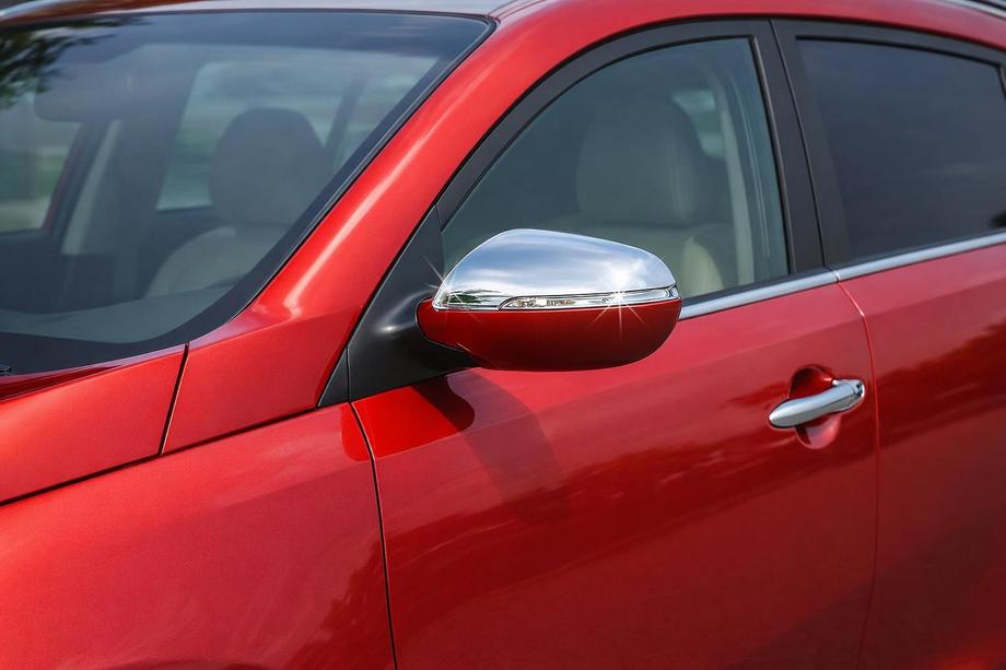 Kia Sportage 2010–2015 Kromirani pokrovi ogledal (2 kosa, nerjavno jeklo) Fotografija 1