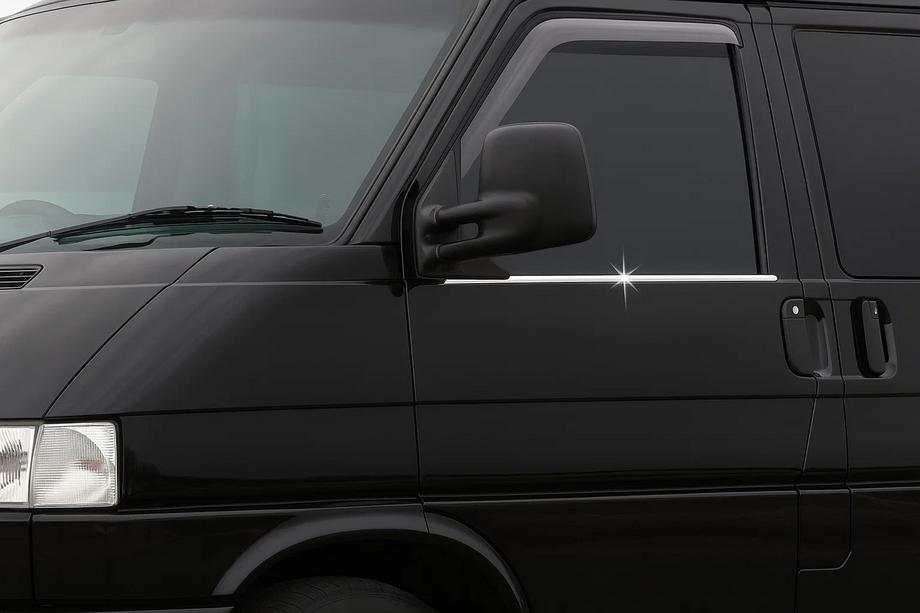 Volkswagen T4 Transporter 1990–2003 Zunanje okenske letvice (2 kosa, nerjavno jeklo) Image