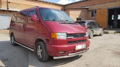 Volkswagen T4 Transporter 1990–2003 Sprednji dvojni zaščitni lok ST014 (nerjavno jeklo) 60/42 mm fotografija 5