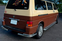 Volkswagen T4 Transporter 1990–2003 Stranske stopnice Premium (2 kos, nerjavno jeklo) Dolga medosna razdalja, 60 mm fotografija 10