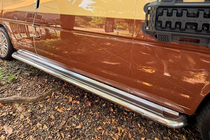 Volkswagen T4 Transporter 1990–2003 Stranske stopnice Premium (2 kos, nerjavno jeklo) Dolga medosna razdalja, 60 mm fotografija 9