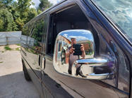 Volkswagen T4 Caravelle/Multivan 1990–2003 Kromirani pokrovi ogledal (2 kosa, plastika) fotografija 3