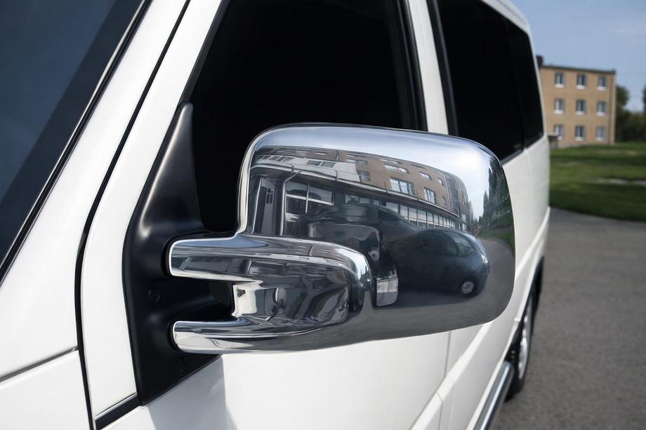 Volkswagen T4 Caravelle/Multivan 1990–2003 Kromirani pokrovi ogledal (2 kosa, plastika) Image