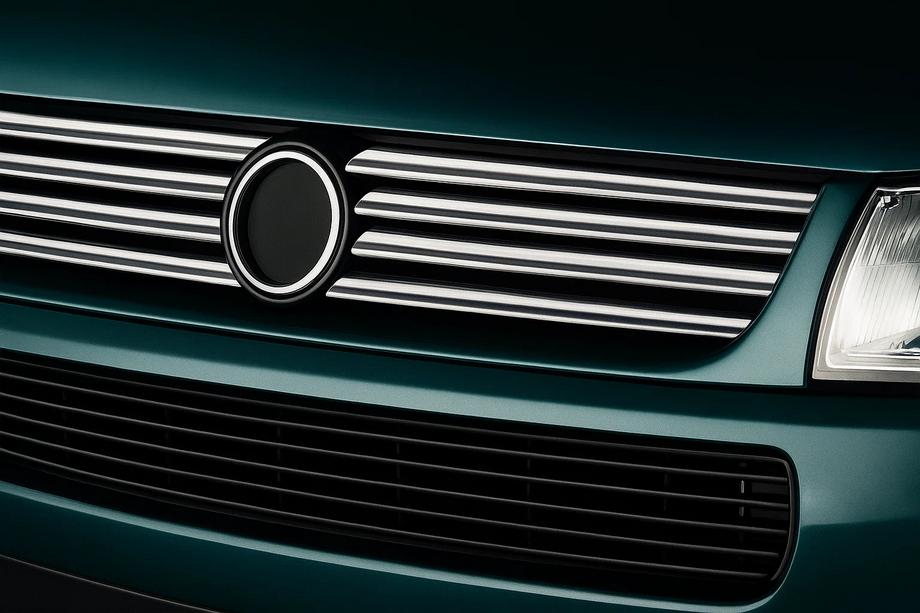 Volkswagen T4 Caravelle/Multivan 1990–2003 Okrasne letvice za masko Kosою капот (8 kos, nerjaveče jeklo) Carmos - turško nerjaveče jeklo Image