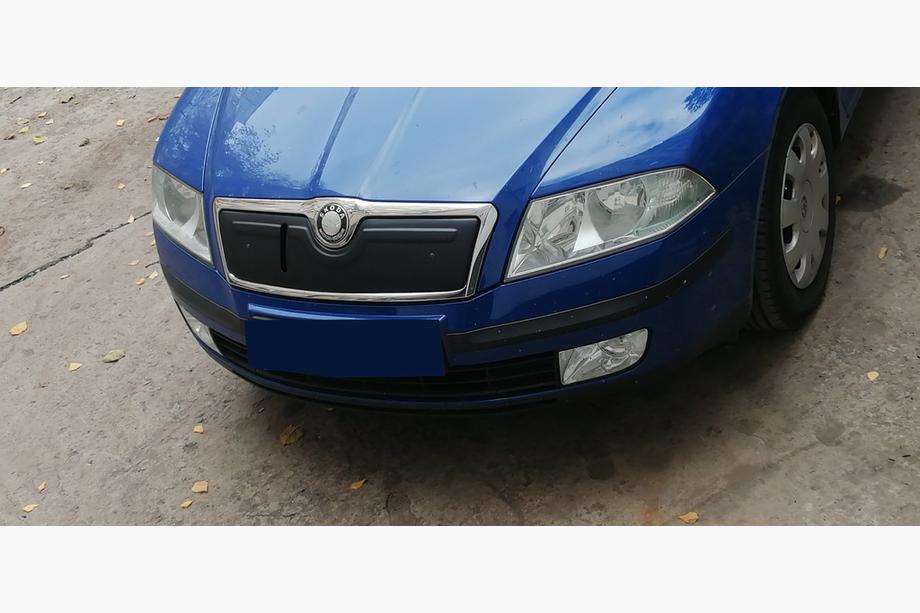 Skoda Octavia II A5 2006–2010 Zimska prekrivna maska za mrežo hladilnika (zgornja) Fotografija 3