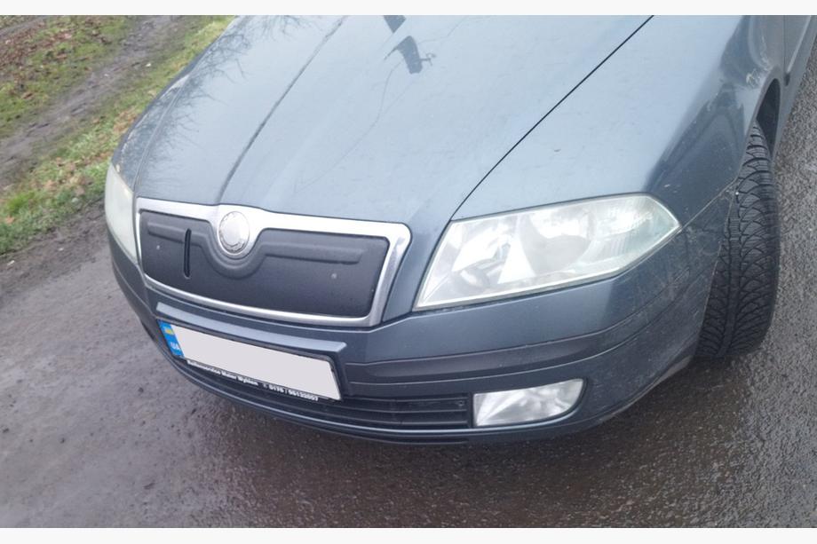 Skoda Octavia II A5 2006–2010 Zimska prekrivna maska za mrežo hladilnika (zgornja) Fotografija 2