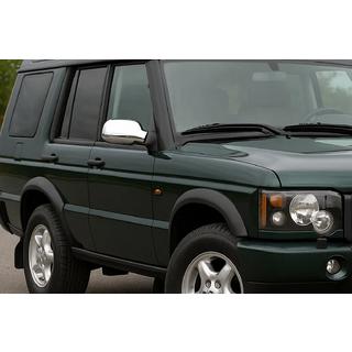 Kromirani pokrovi ogledal (2 kosa, nerjavno jeklo) Land Rover Discovery II 1998–2004 fotografija 1